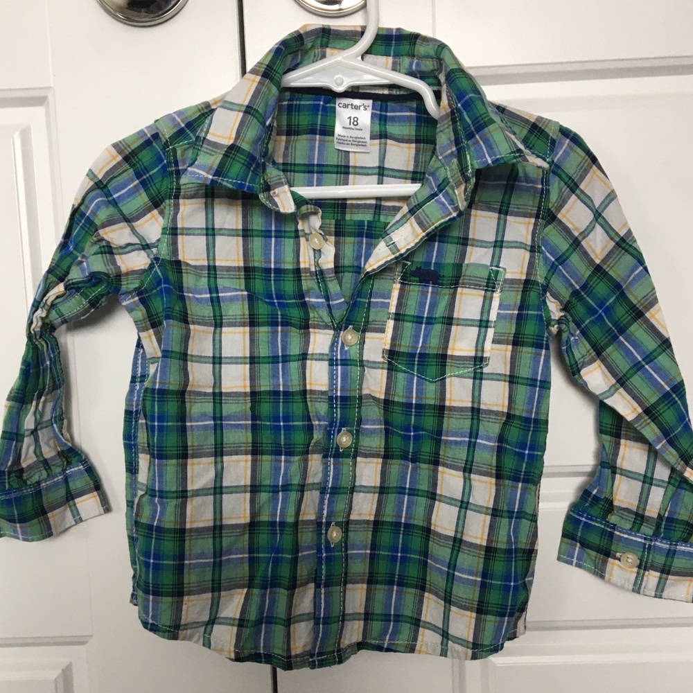 18 month button up shirt